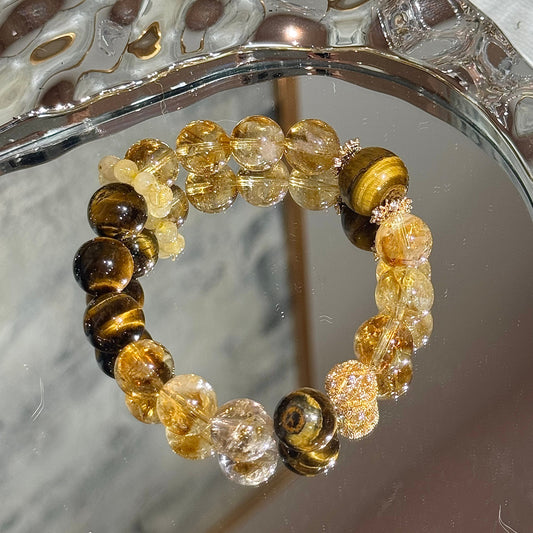Citrine with tiger eye