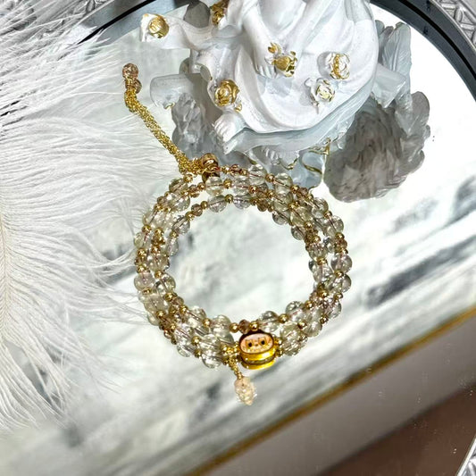 Citrine with labb charm