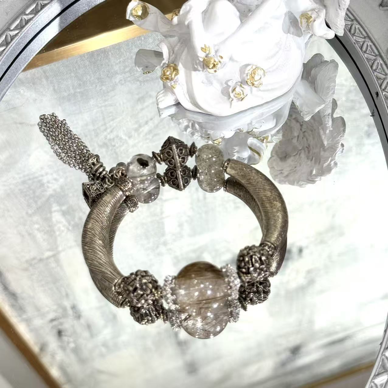 Golden rutile DIY bracelet