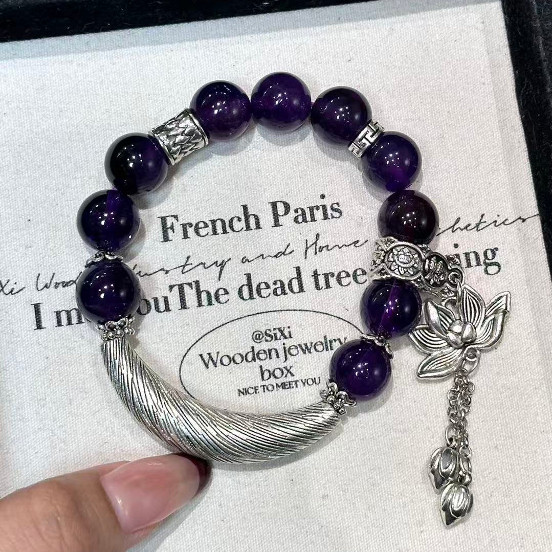 Amethyst DIY bracelet