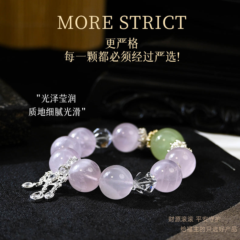 rose quartz diy bracelet