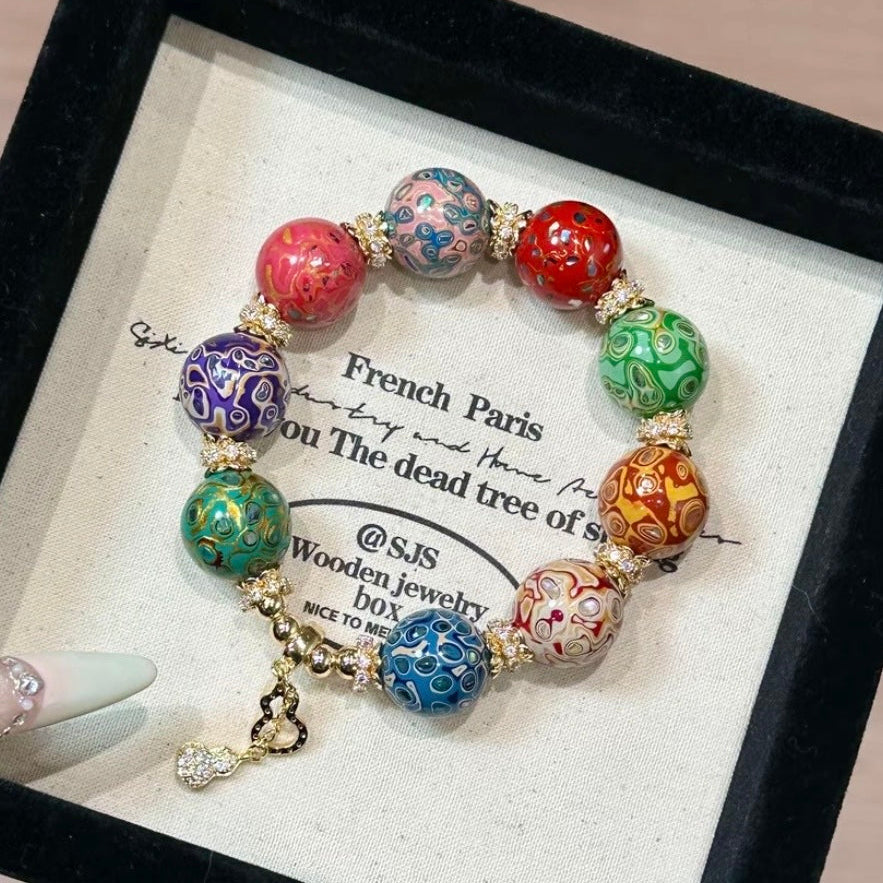 Traditional lacquer bracelet