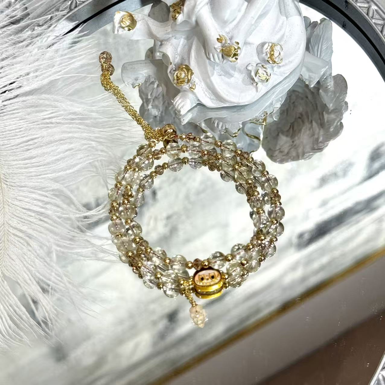 Citrine with labb charm