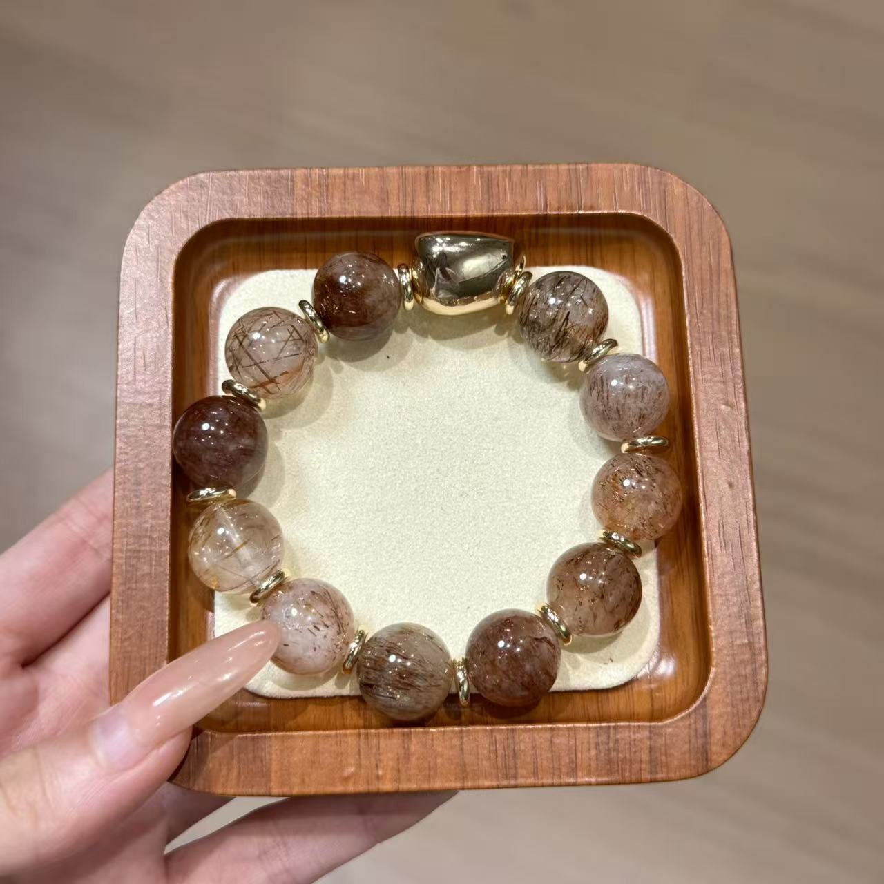 Black super seven bracelet