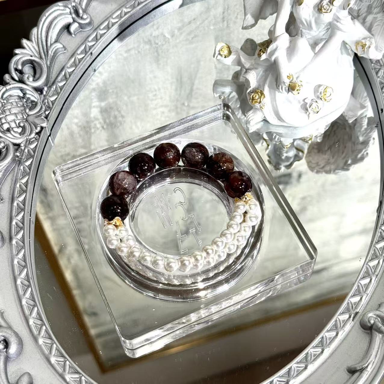 Fire quartz artificial pearl