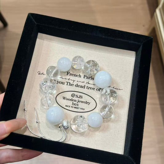 Clear quartz(crack with inclusion)