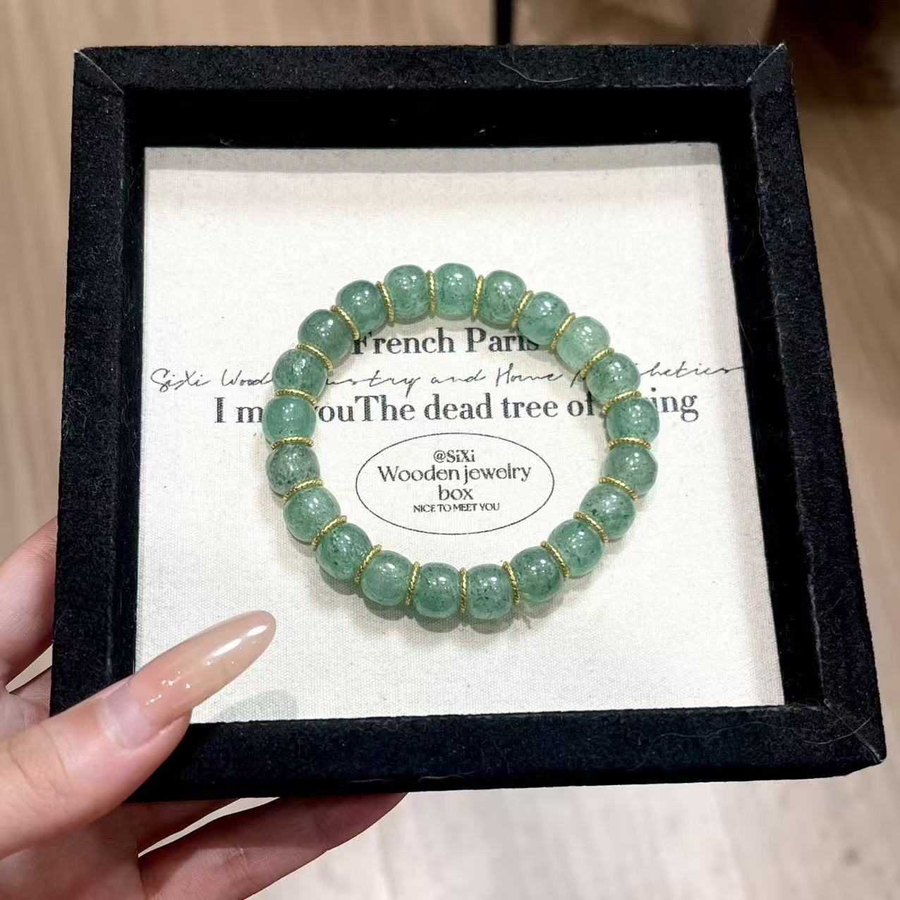 Straw berry quartz(Green)