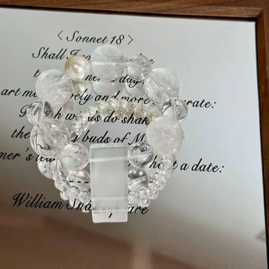 Clear quartz(rainbow crack)