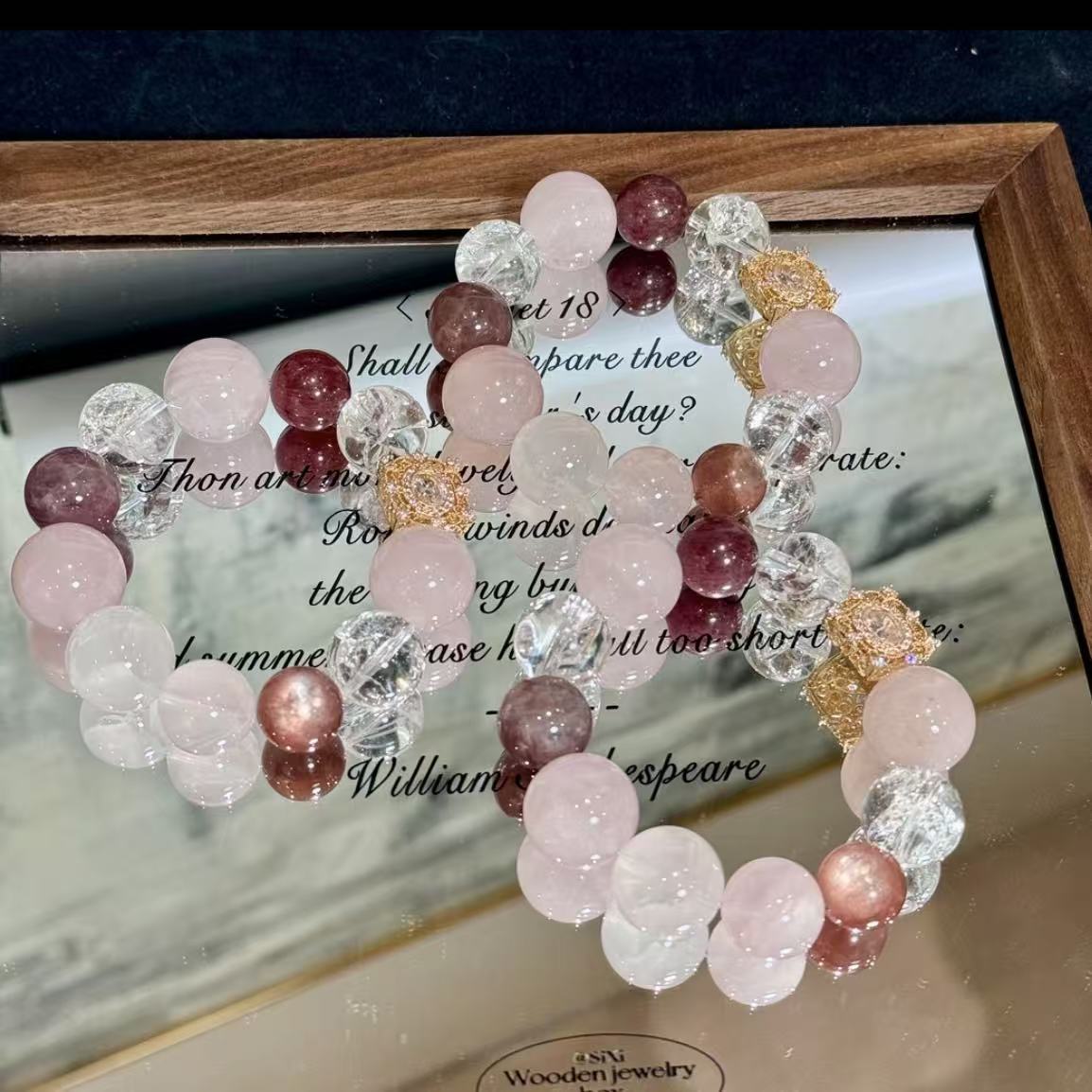 Rose quartz with Lepidolite