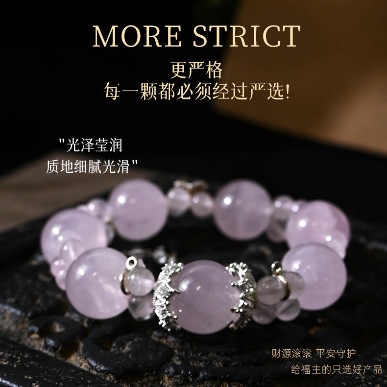 rose quartz diy bracelet